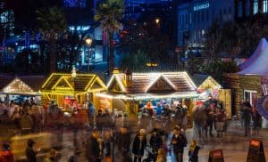 Christmas lights in Bournemouth