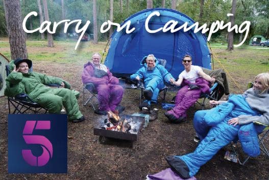 Celebrity 5 Go Camping - Travelogue series following five UK celebs as they camp in Dorset