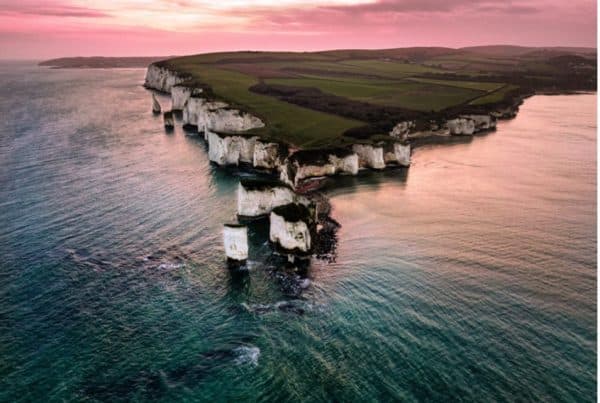 Old Harry Rocks is the perfect place to take a walk during your couples retreat in Dorset